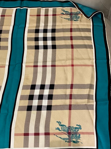 Burberry Bicolor Haymarket Square Scarf-Scarf-Burberry-The Closet Egypt