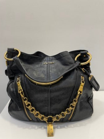 Prada Black Hobo Bag-handbag-Prada-The Closet Egypt