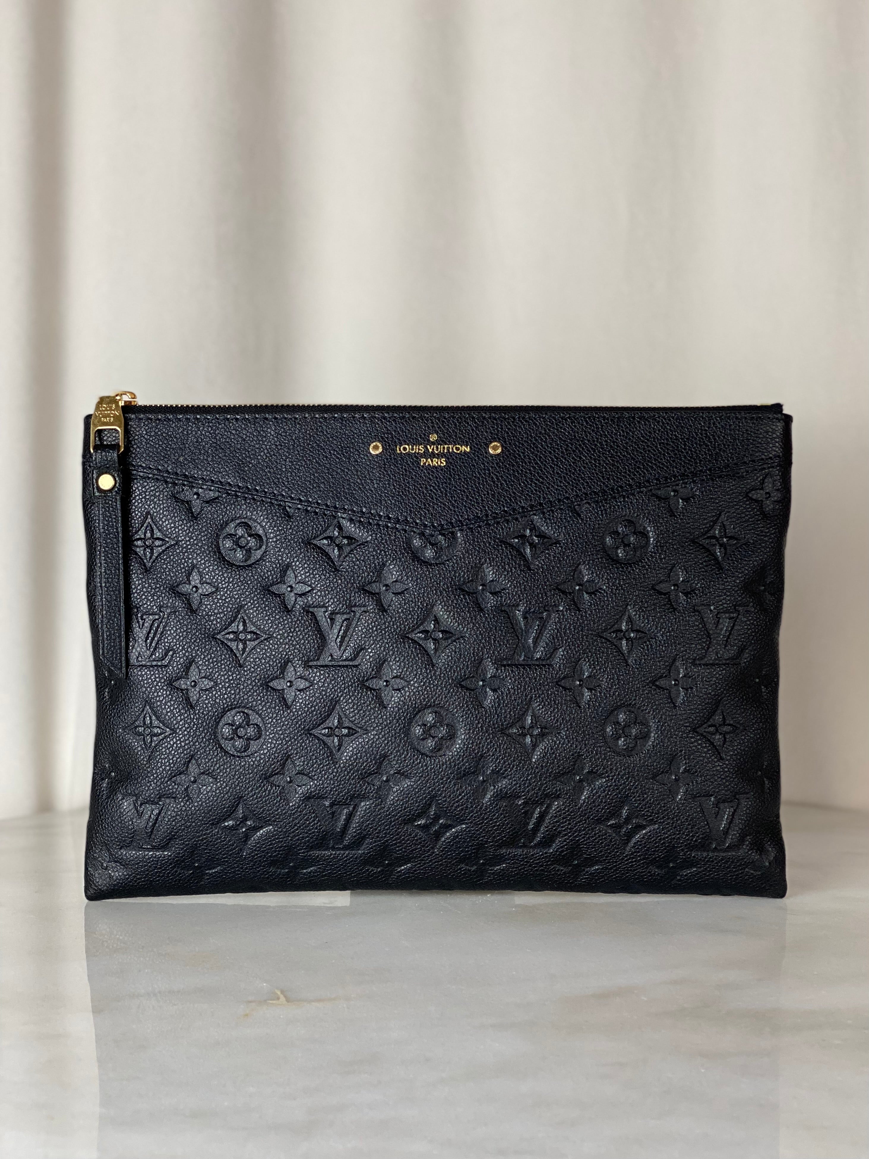 Louis Vuitton Black Daily Empreinte Clutch-Clutch-Louis Vuitton-The Closet Egypt
