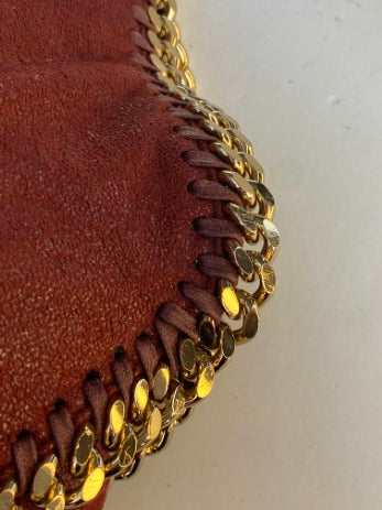 Stella Mccartney Burgundy Falabella Bag W/ 3 Chains-handbag-Stella Mccartney-The Closet Egypt