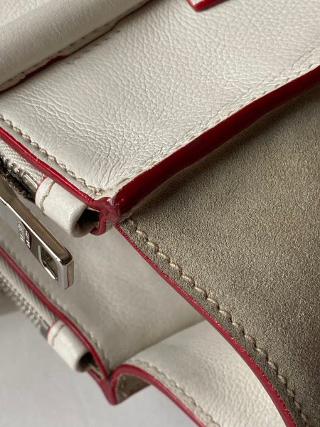 Prada White Twin Pocket Tote Bag-handbag-Prada-The Closet Egypt