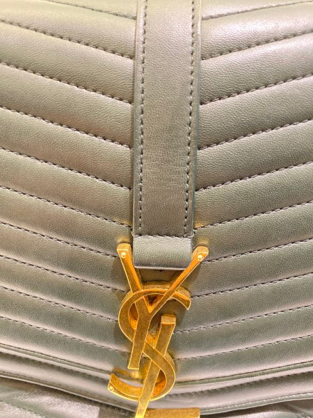 YSL Green Sulpice Medium Shoulder Bag-handbag-YSL-The Closet Egypt