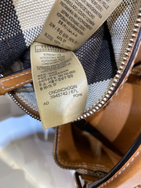 Burberry Camel House Check Bucket Bag-handbag-Burberry-The Closet Egypt