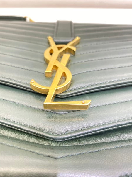 YSL Green Sulpice Medium Shoulder Bag-handbag-YSL-The Closet Egypt
