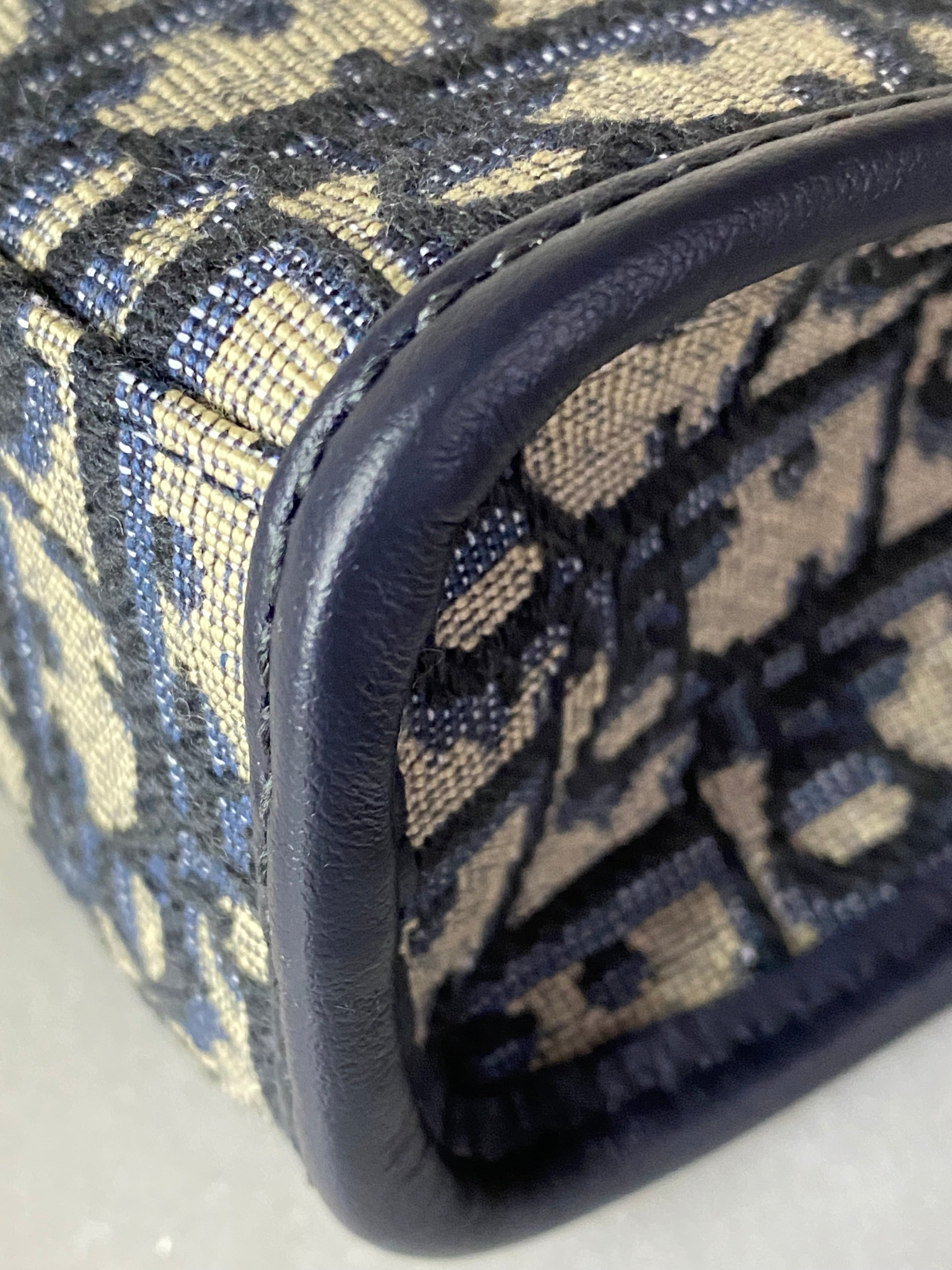 Christian Dior Blue Montaigne Pouch-Pouch-Christian Dior-The Closet Egypt