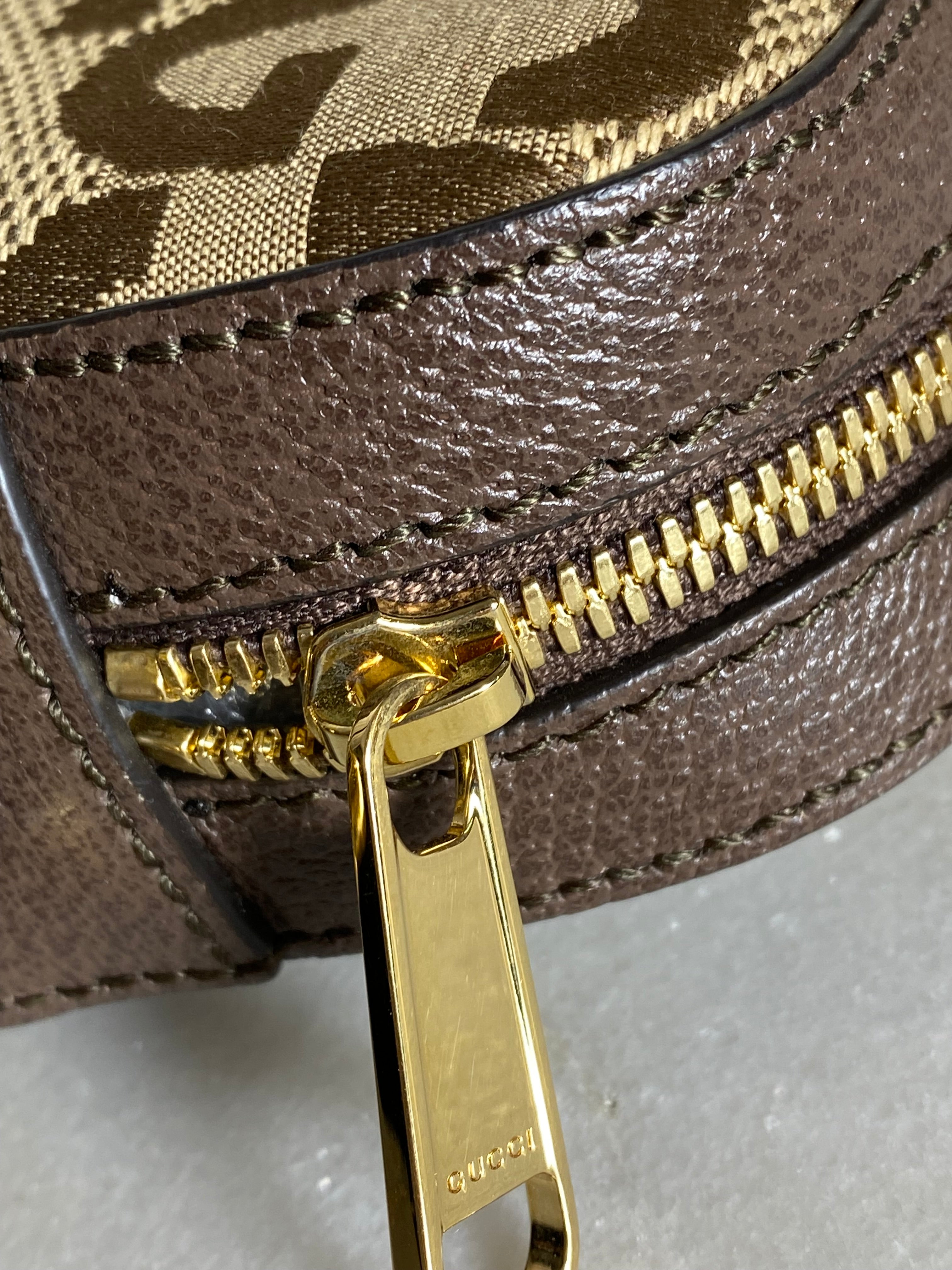 Gucci Bicolor GG Jumbo Messenger Bag