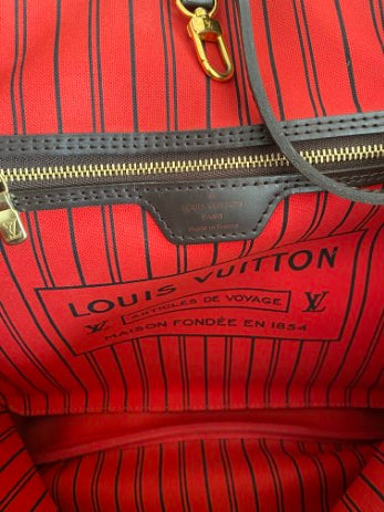 Louis Vuitton Damier Ebene Neverfull Bag-handbag-Louis Vuitton-The Closet Egypt