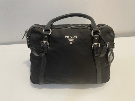 Prada Black Nylon Shoulder Bag-handbag-Prada-The Closet Egypt