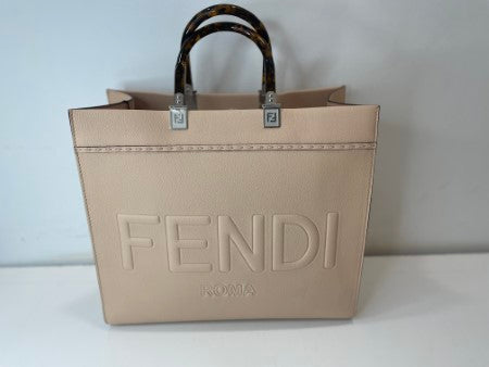 Fendi Beige Sunshine Medium Shopper Bag-handbag-Fendi-The Closet Egypt