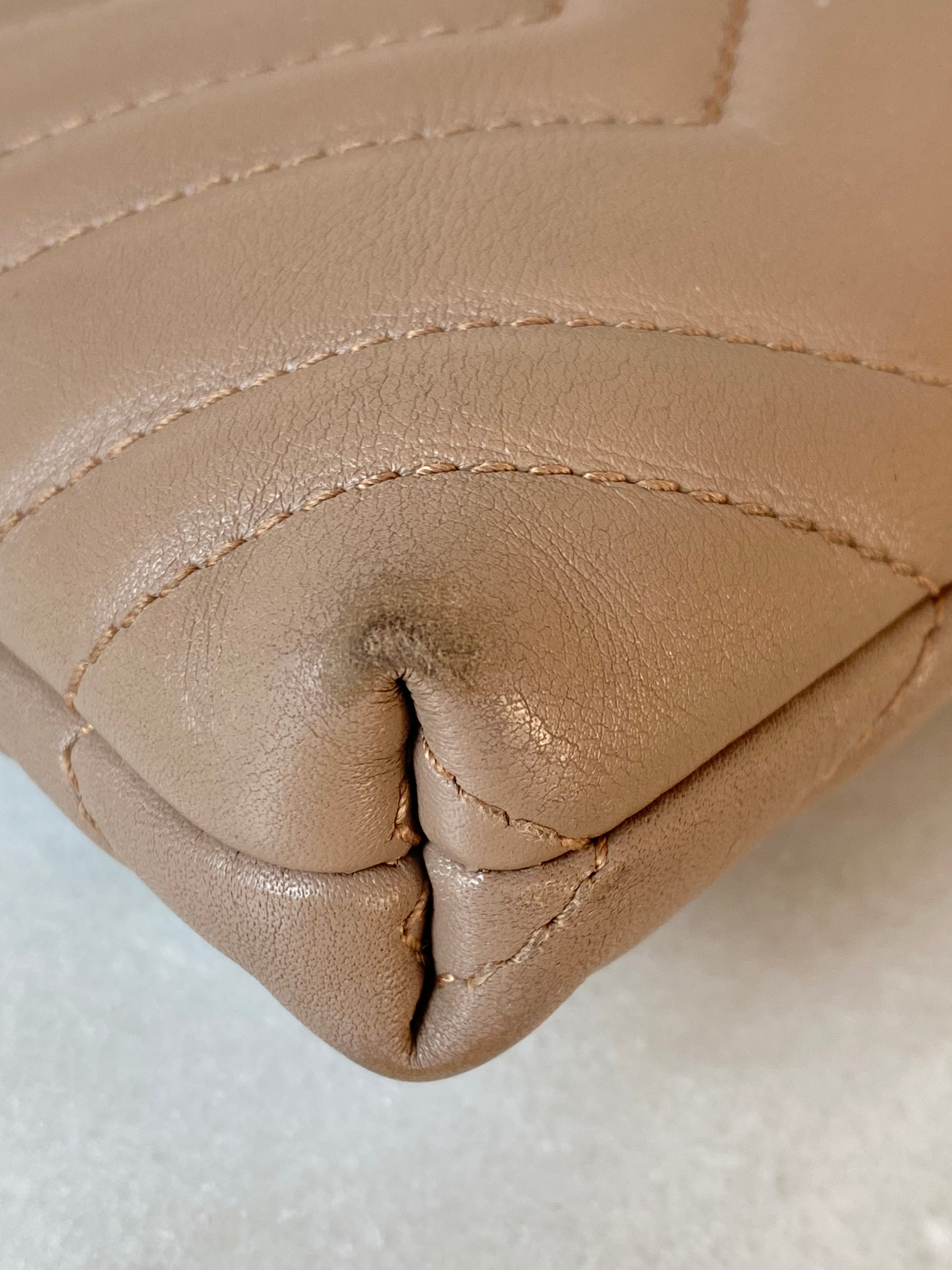 Gucci Nude Marmont Crossbody Mini Chain Bag