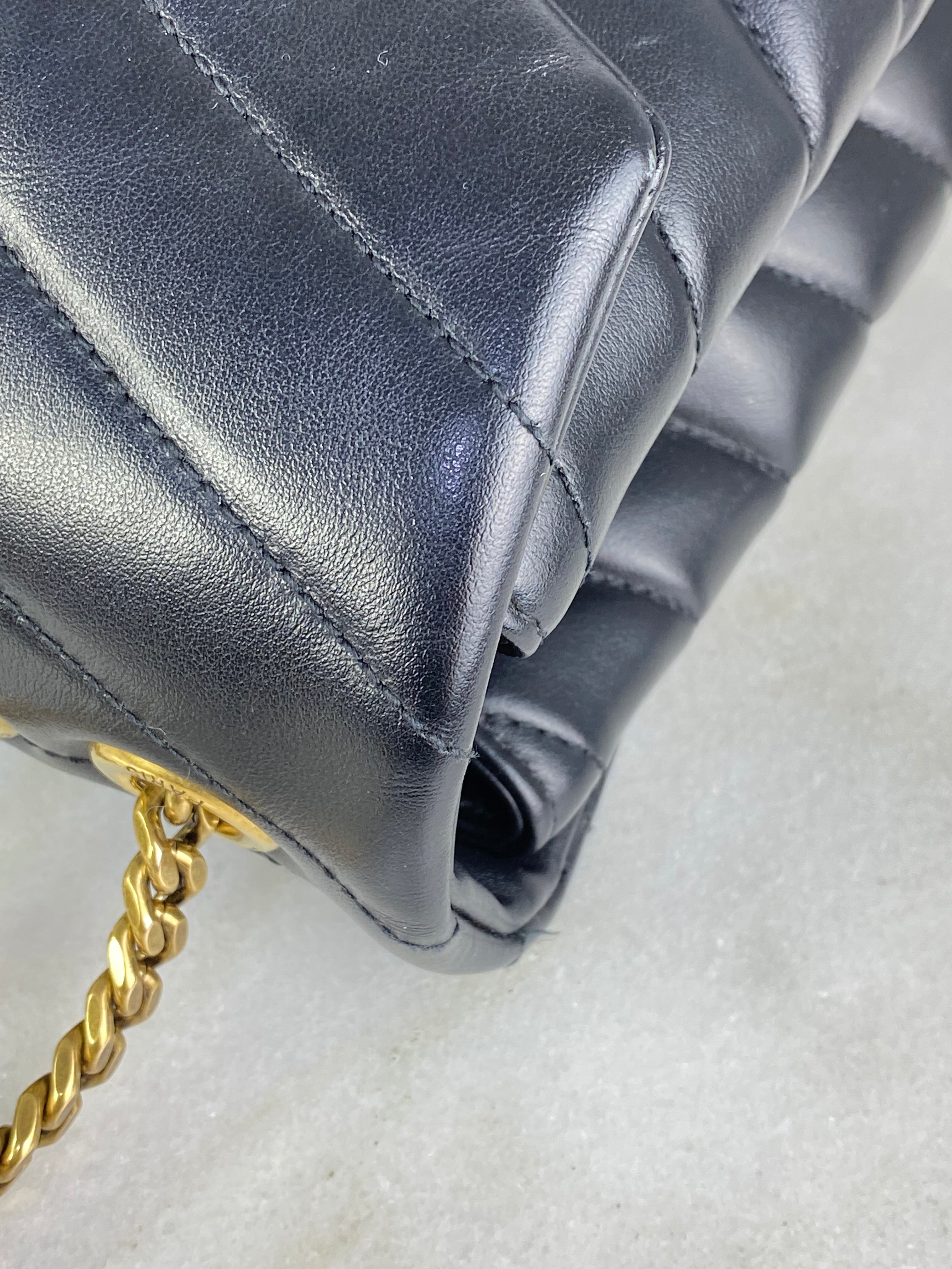 YSL Black Loulou Medium Bag
