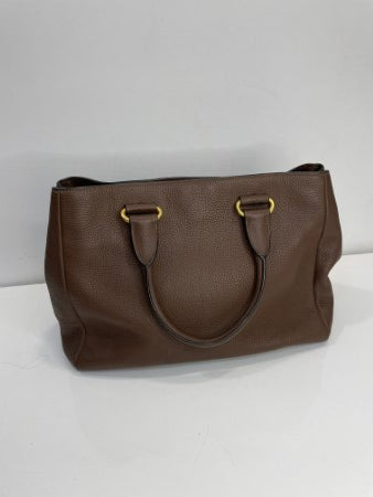 Prada Brown Vitello Phenix Bag-handbag-Prada-The Closet Egypt