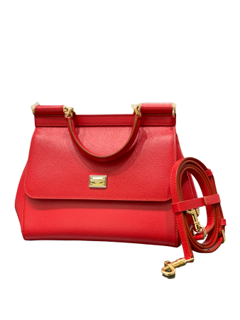 Dolce & Gabbana Red Sicily Small Bag-handbag-Dolce & Gabbana-The Closet Egypt