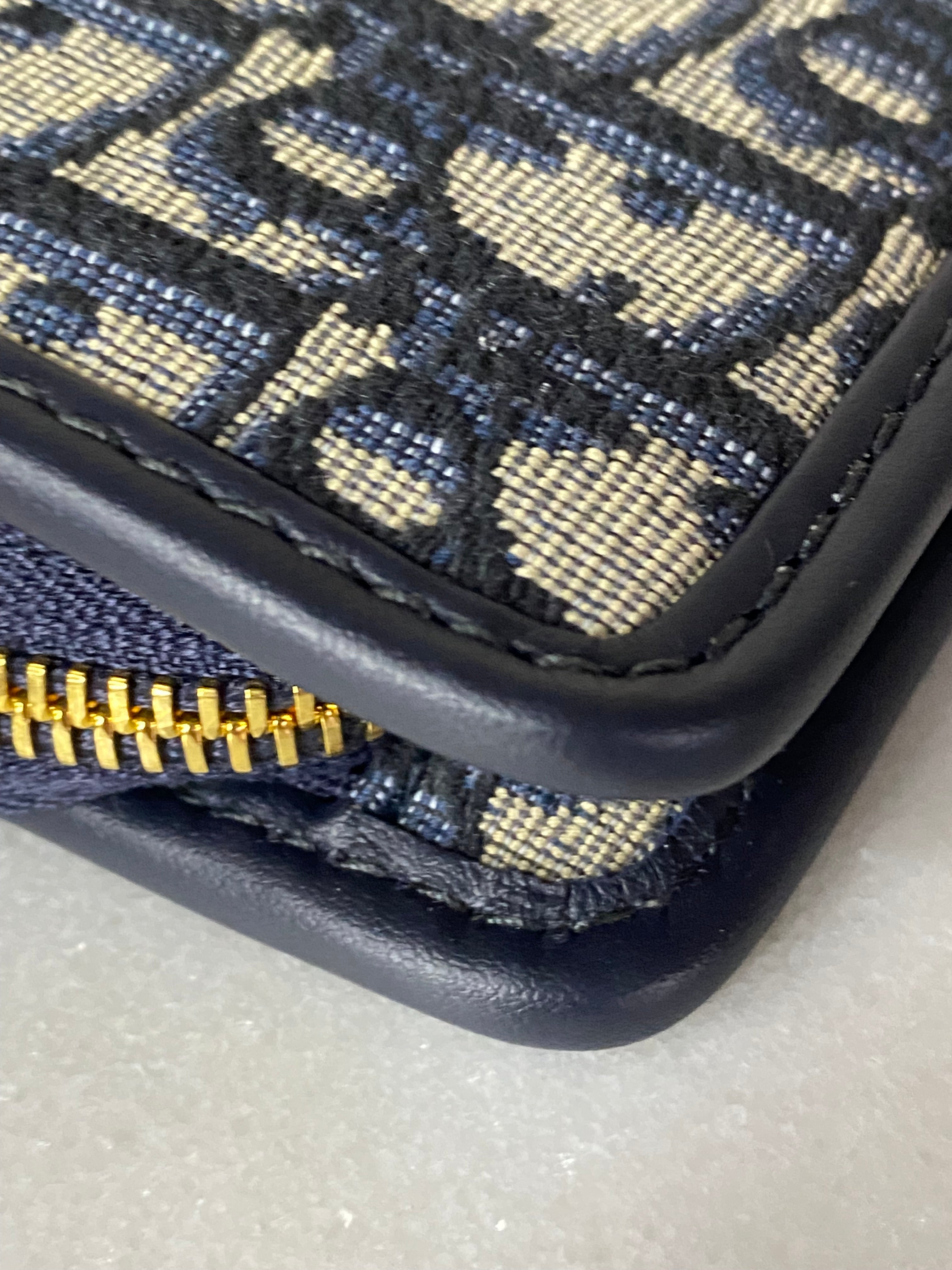 Christian Dior Blue Montaigne Pouch-Pouch-Christian Dior-The Closet Egypt