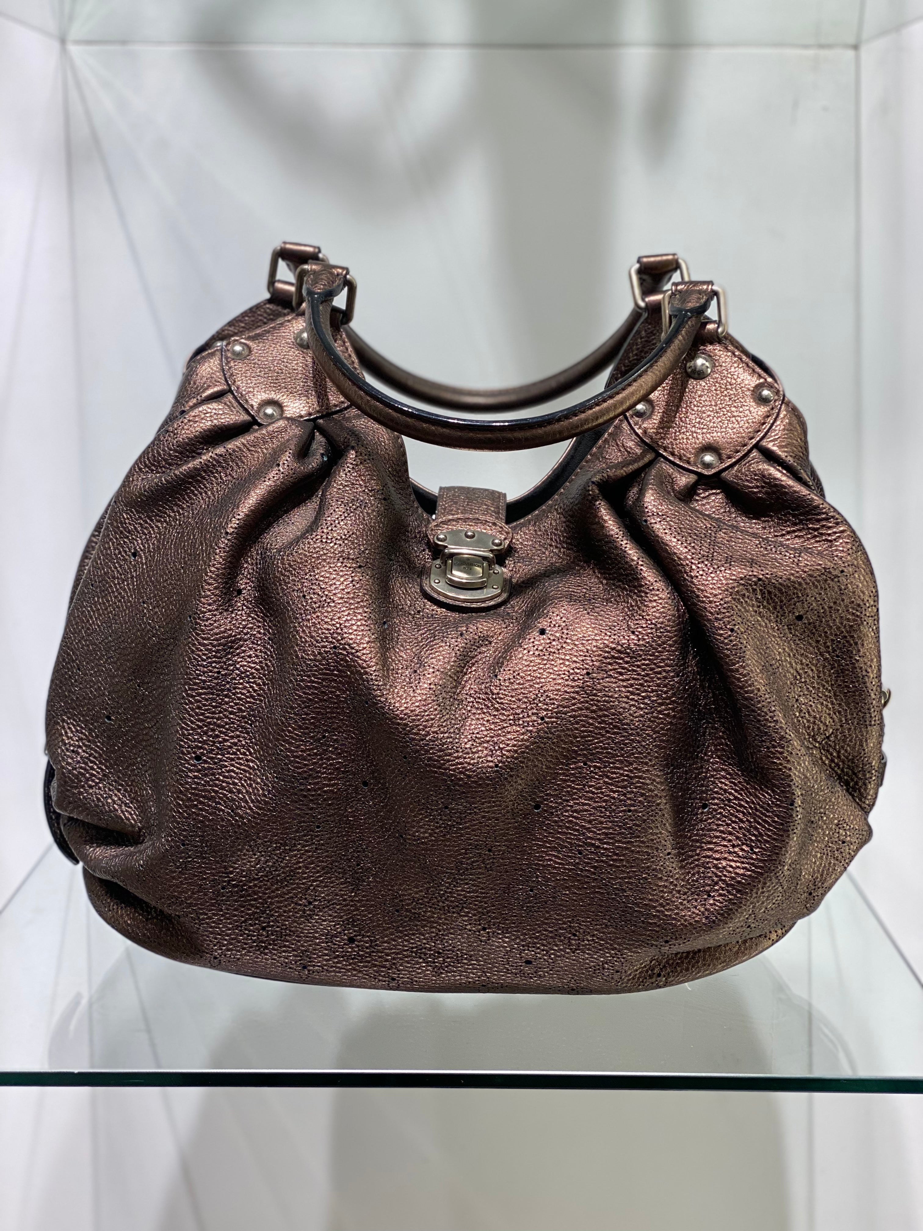 Louis Vuitton Brown Mahina Hobo Bag-handbag-Louis Vuitton-The Closet Egypt