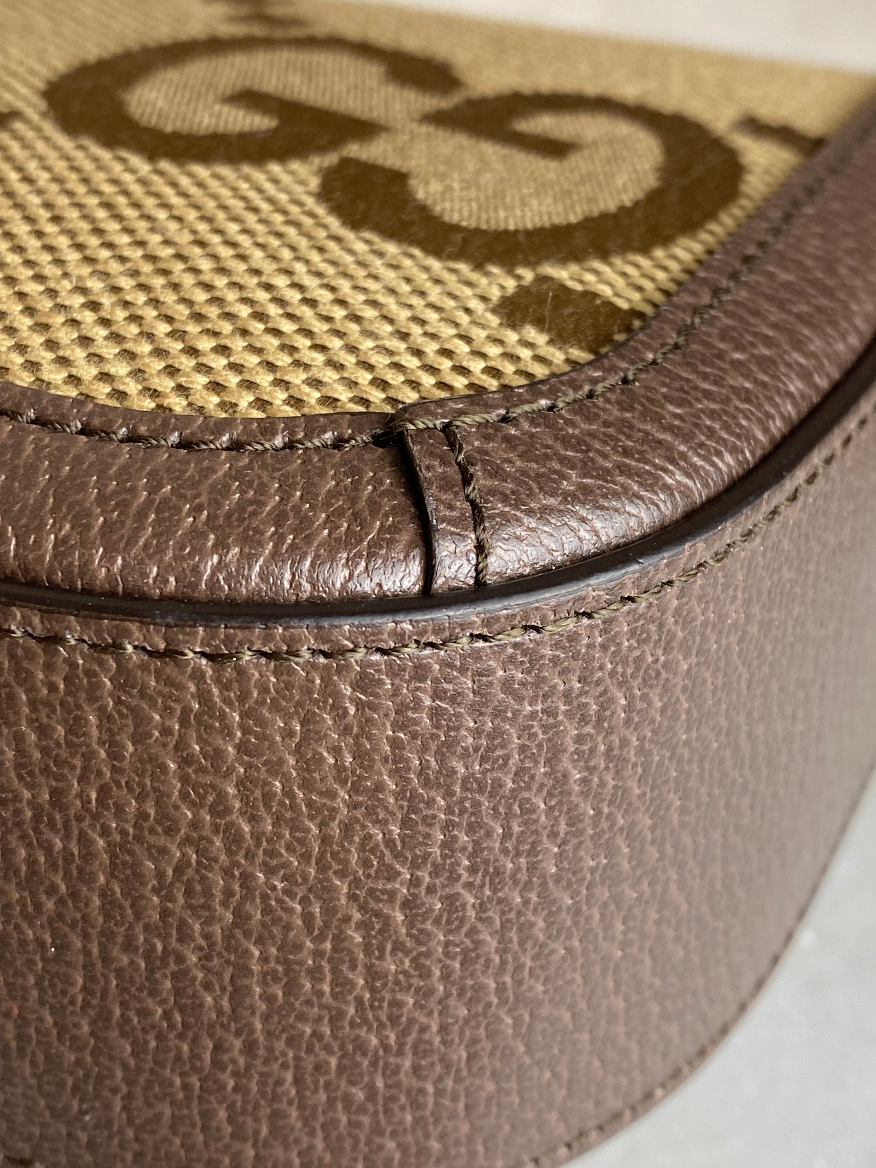 Gucci Bicolor GG Horsebit 1955 Small Crossbody Bag