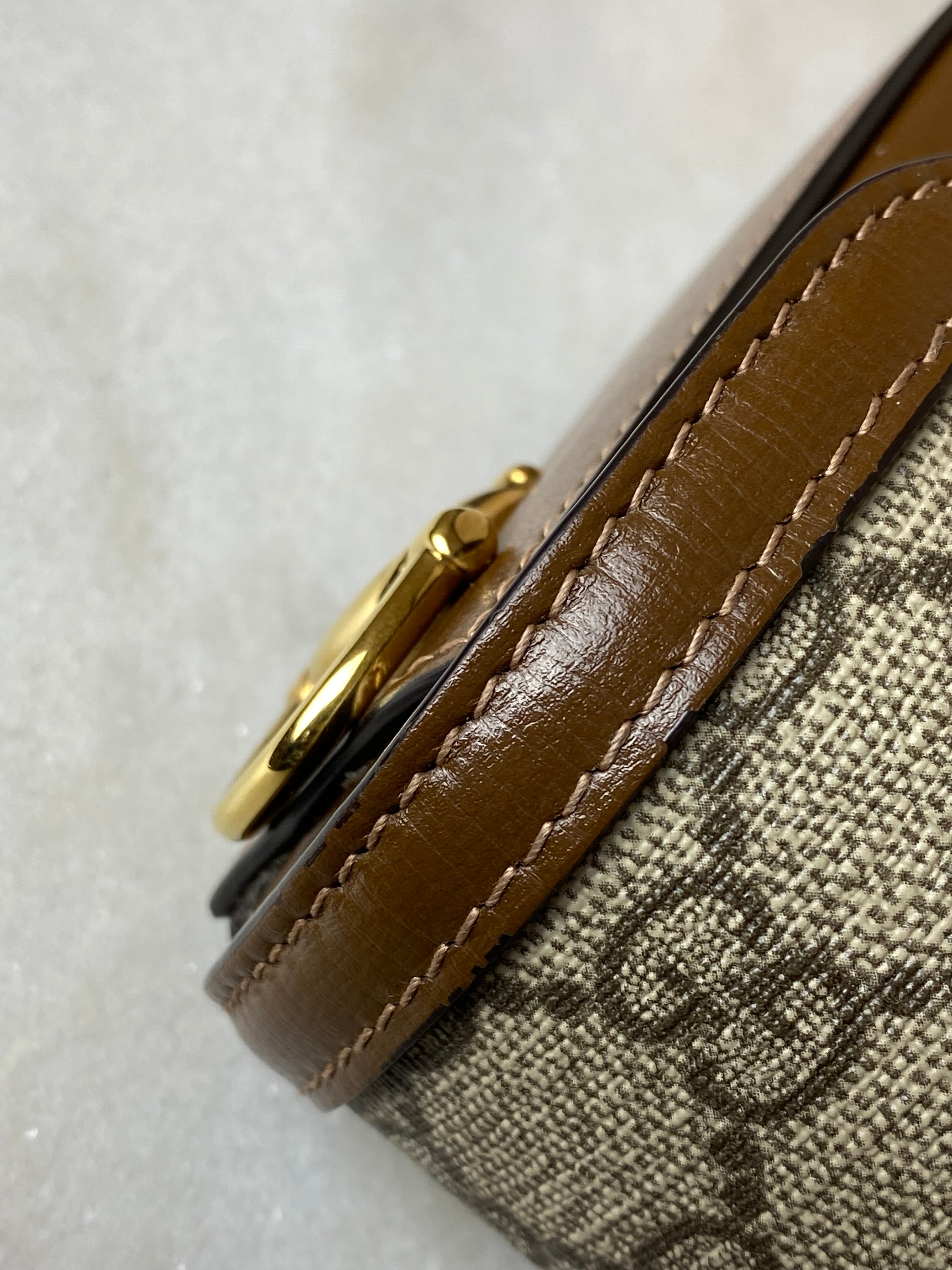 Gucci Bicolor GG Horsebit 1955 Crossbody Bag-handbag-Gucci-The Closet Egypt