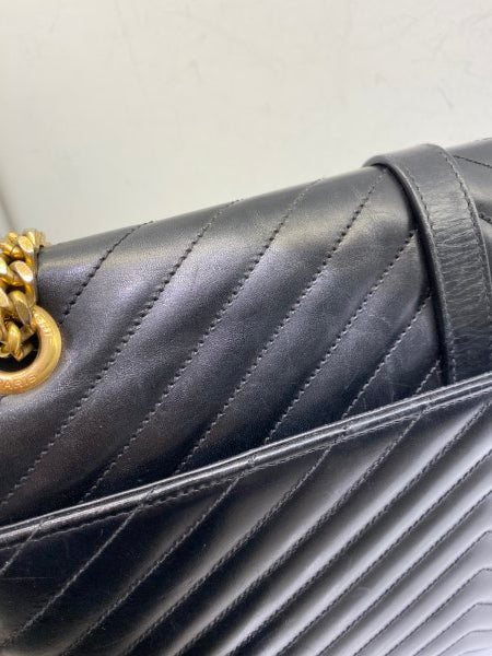YSL Black Envelope Large Bag-handbag-YSL-The Closet Egypt
