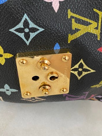 Louis Vuitton Black Multicolor Monogram Speedy 30 Bag-handbag-Louis Vuitton-The Closet Egypt