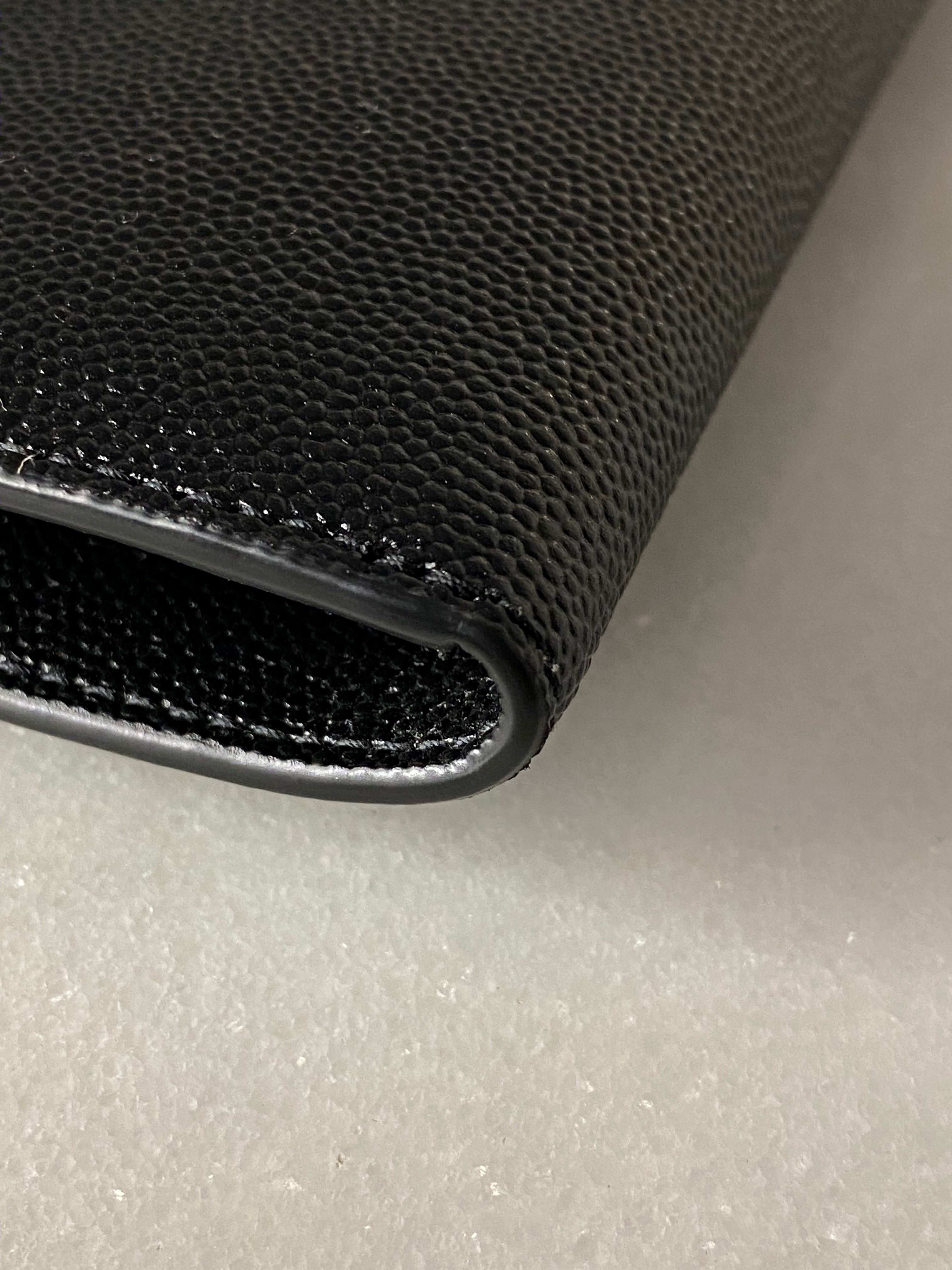 YSL Black Uptown Clutch-Clutch-YSL-The Closet Egypt