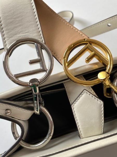 Fendi Bicolor Runway Whipstitch Tote Bag-handbag-Fendi-The Closet Egypt