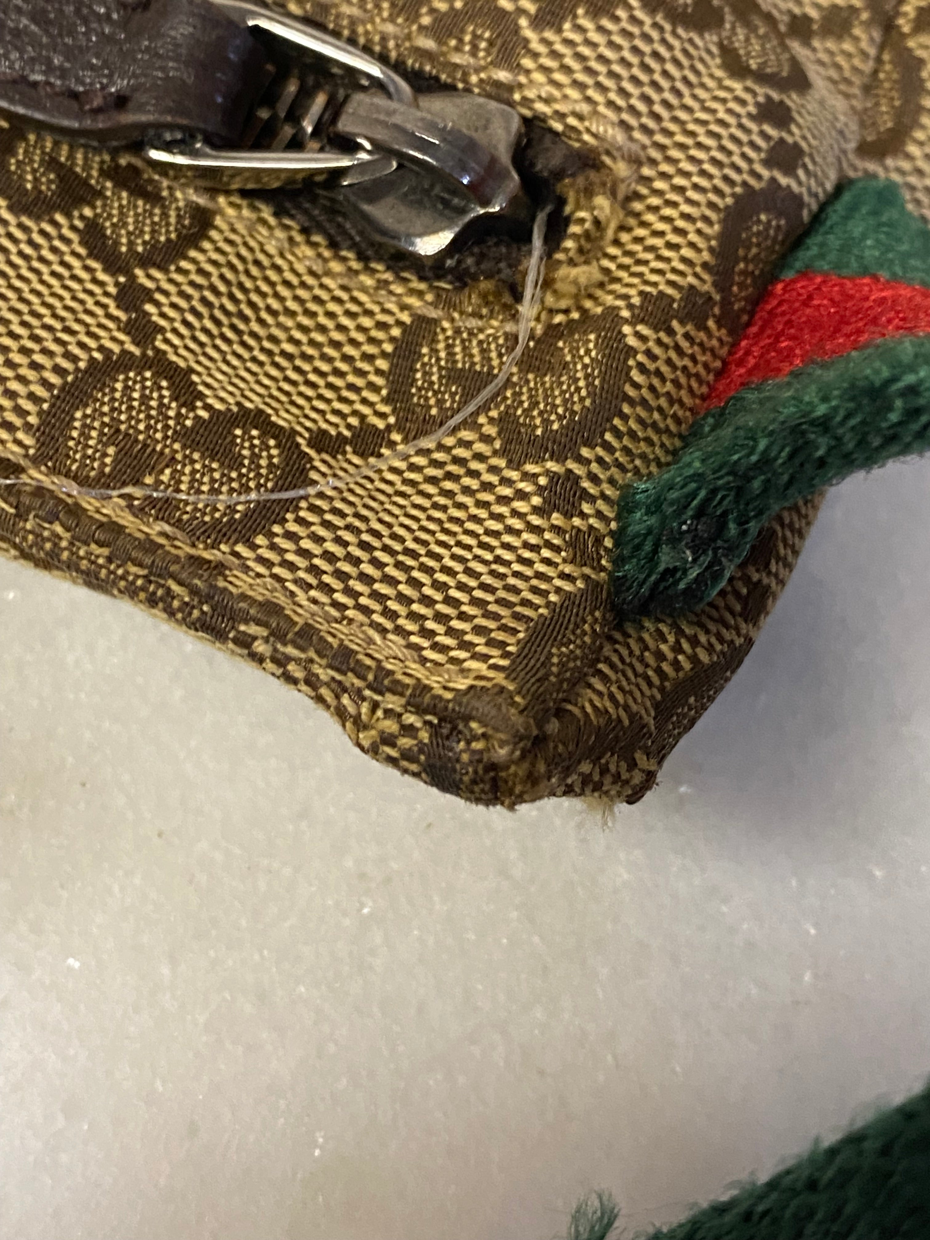 Gucci Brown GG Double Pocket Belt Bag-Belt Bag-Gucci-The Closet Egypt