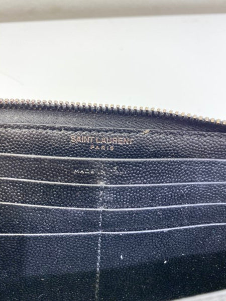 YSL Black Wallet-wallet-YSL-The Closet Egypt