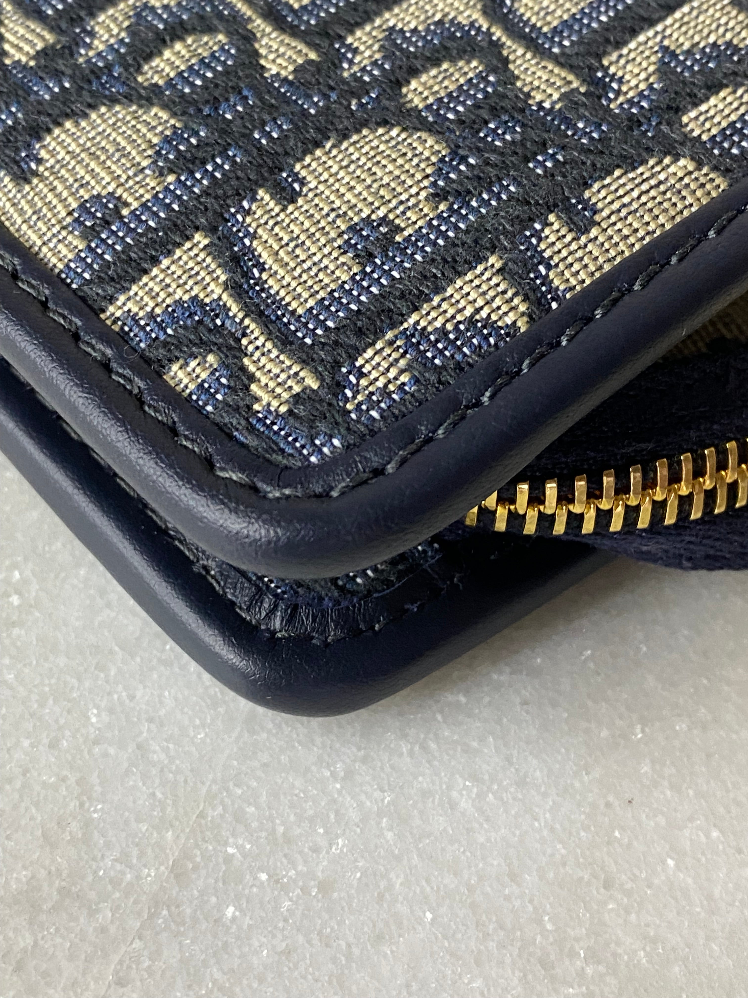 Christian Dior Blue Montaigne Pouch-Pouch-Christian Dior-The Closet Egypt