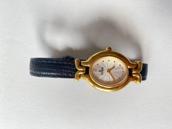 Fendi Vintage Gold Watch-Watch-Fendi-The Closet Egypt