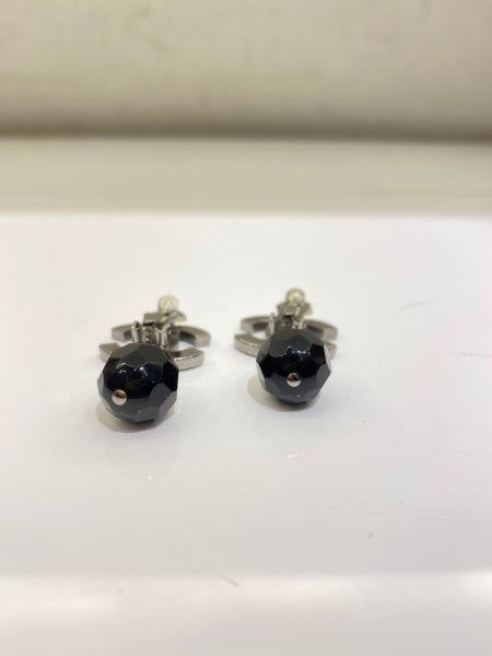 Chanel Black Pearl Drop Earring-Earrings-Chanel-The Closet Egypt