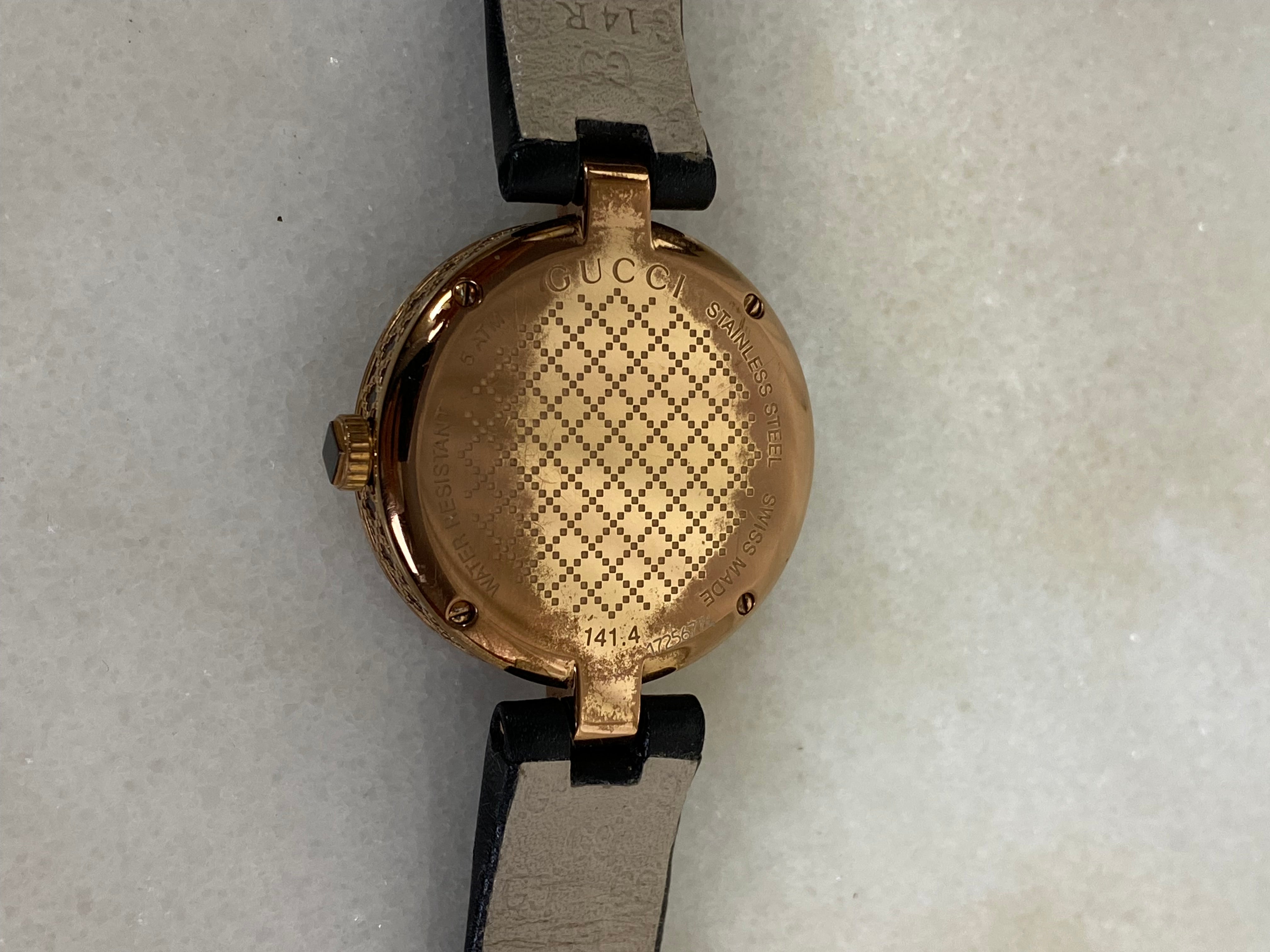 Gucci Black Diamantissima 32mm Watch-Watch-Gucci-The Closet Egypt