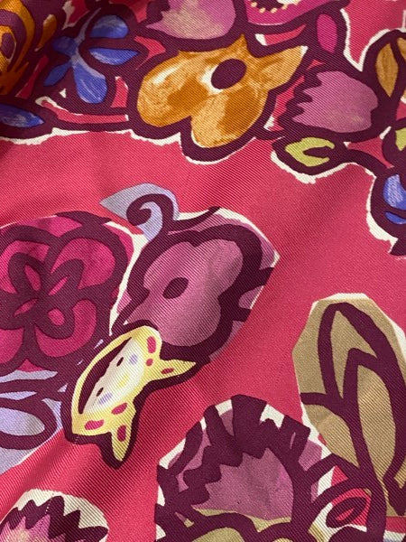 Louis Vuitton Bicolor Monogram Silk Scarf-Scarf-Louis Vuitton-The Closet Egypt