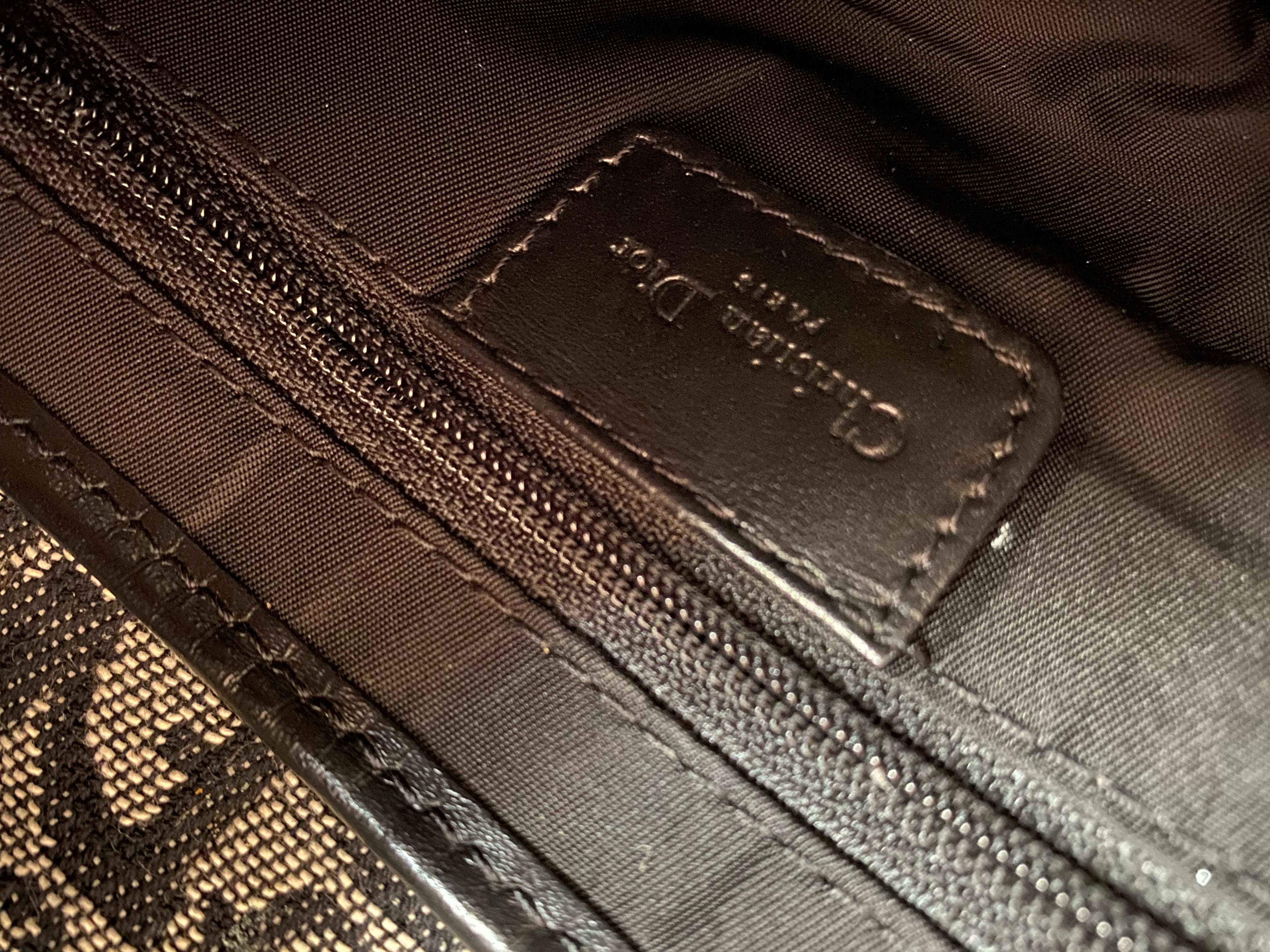 Christian Dior Black Oblique Saddle Bag-handbag-Christian Dior-The Closet Egypt