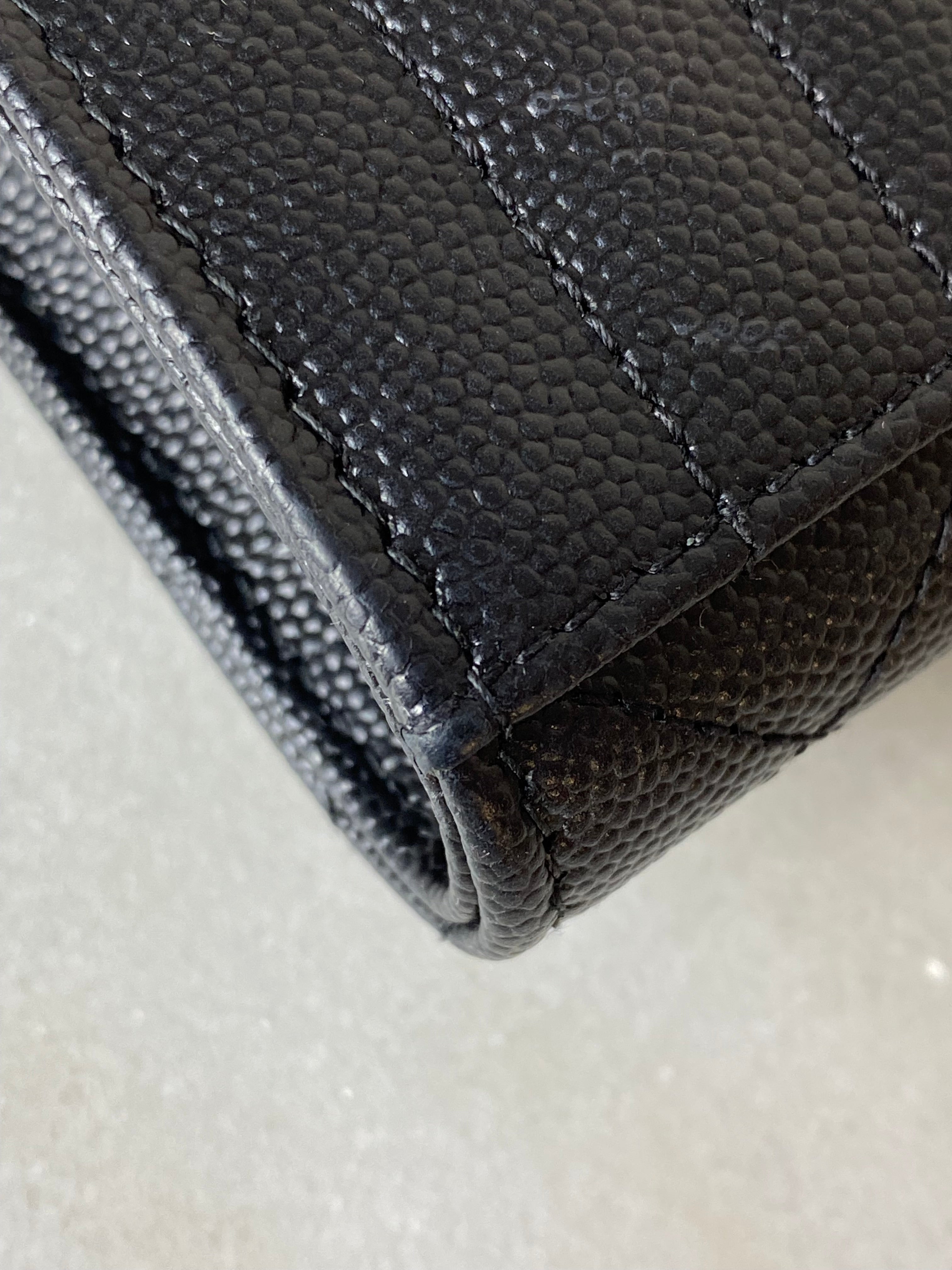 YSL Black Envelope Classic Pouch-Pouch-YSL-The Closet Egypt