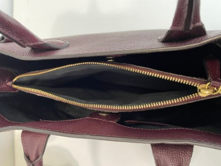 Burberry Burgundy Banner Tote Medium Bag-handbag-Burberry-The Closet Egypt