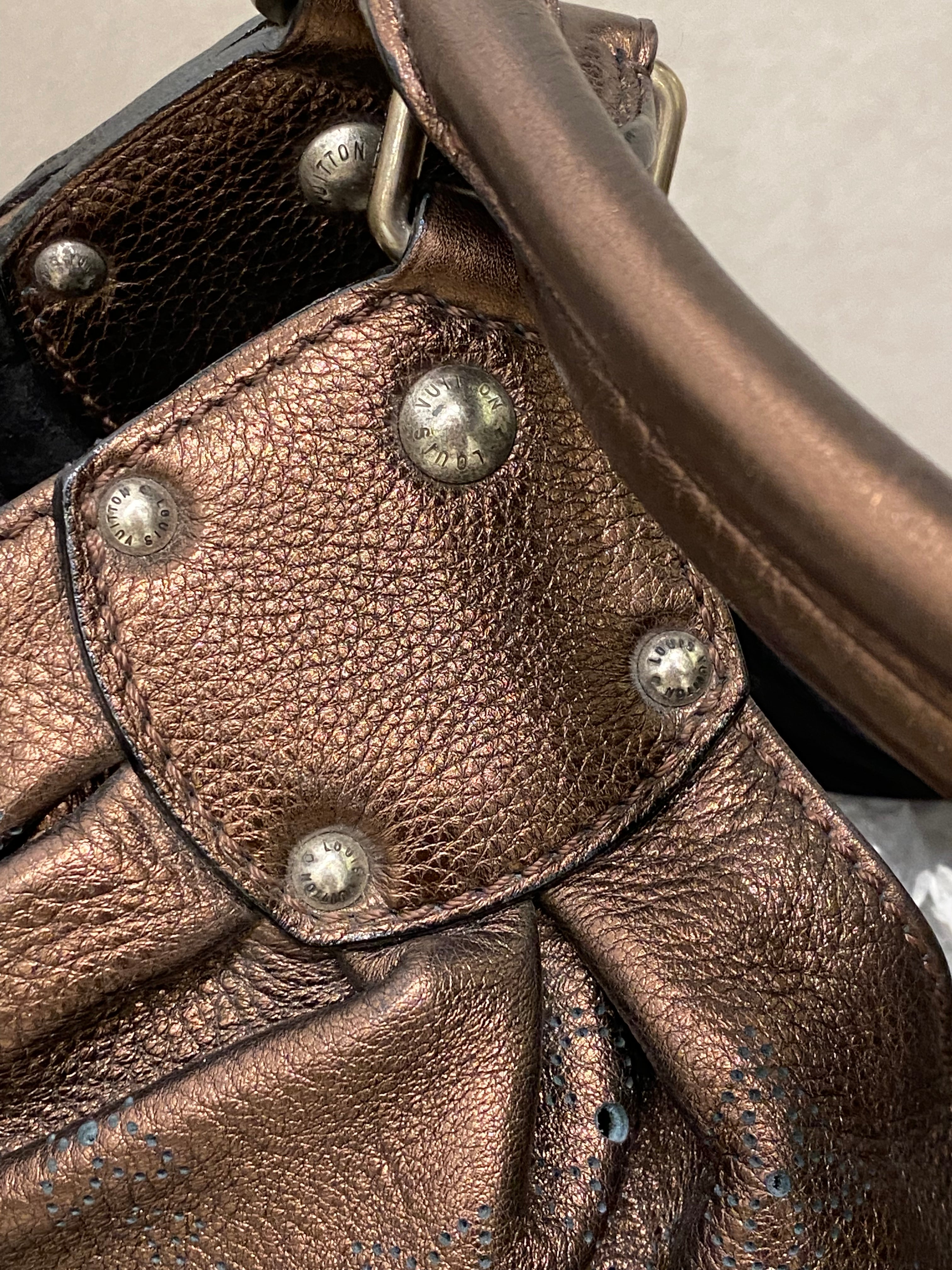 Louis Vuitton Brown Mahina Hobo Bag-handbag-Louis Vuitton-The Closet Egypt