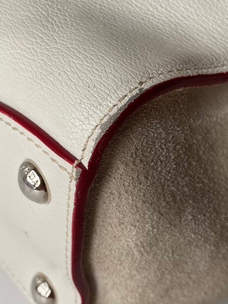 Prada White Twin Pocket Tote Bag-handbag-Prada-The Closet Egypt