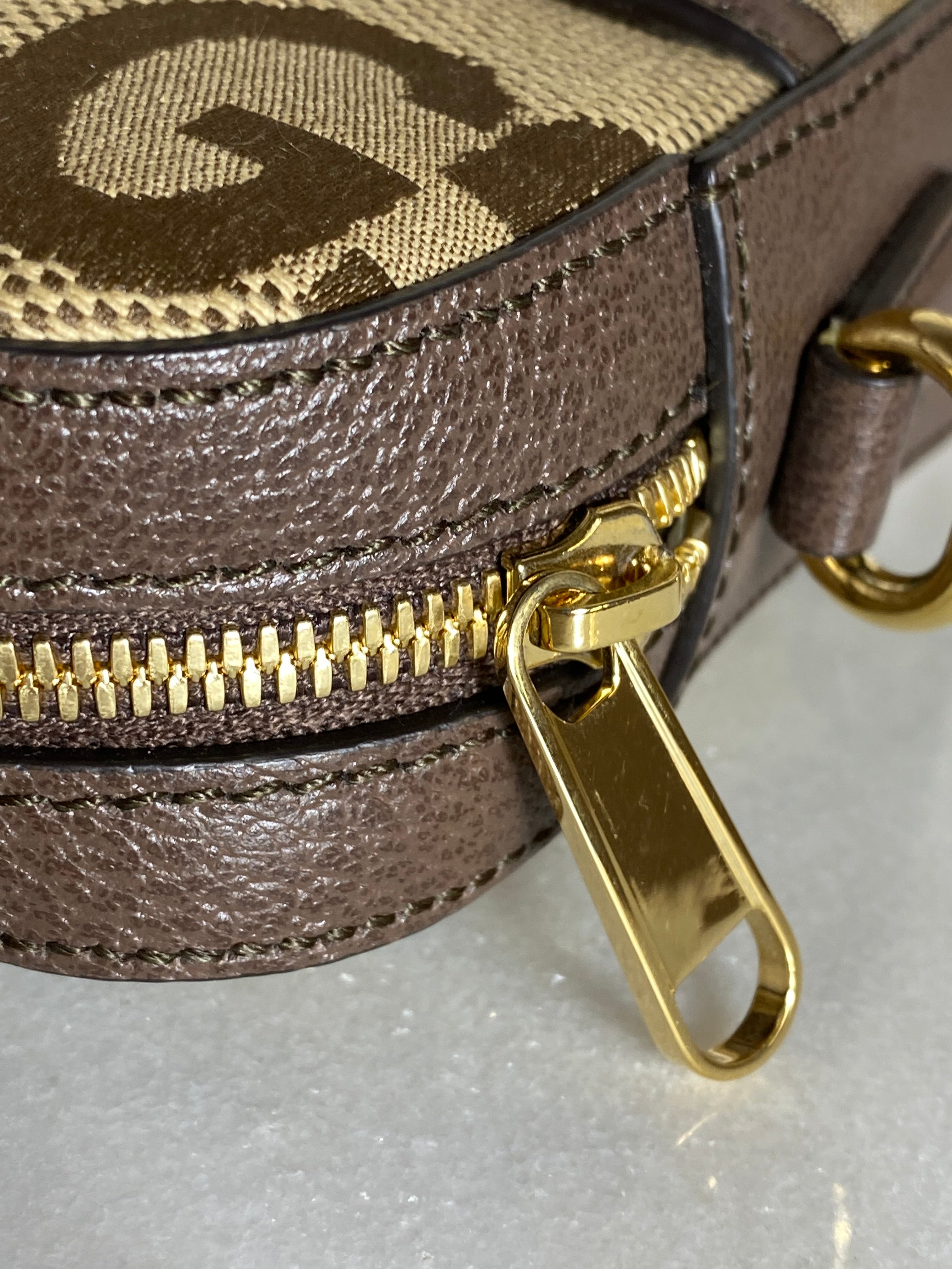 Gucci Bicolor GG Jumbo Messenger Bag