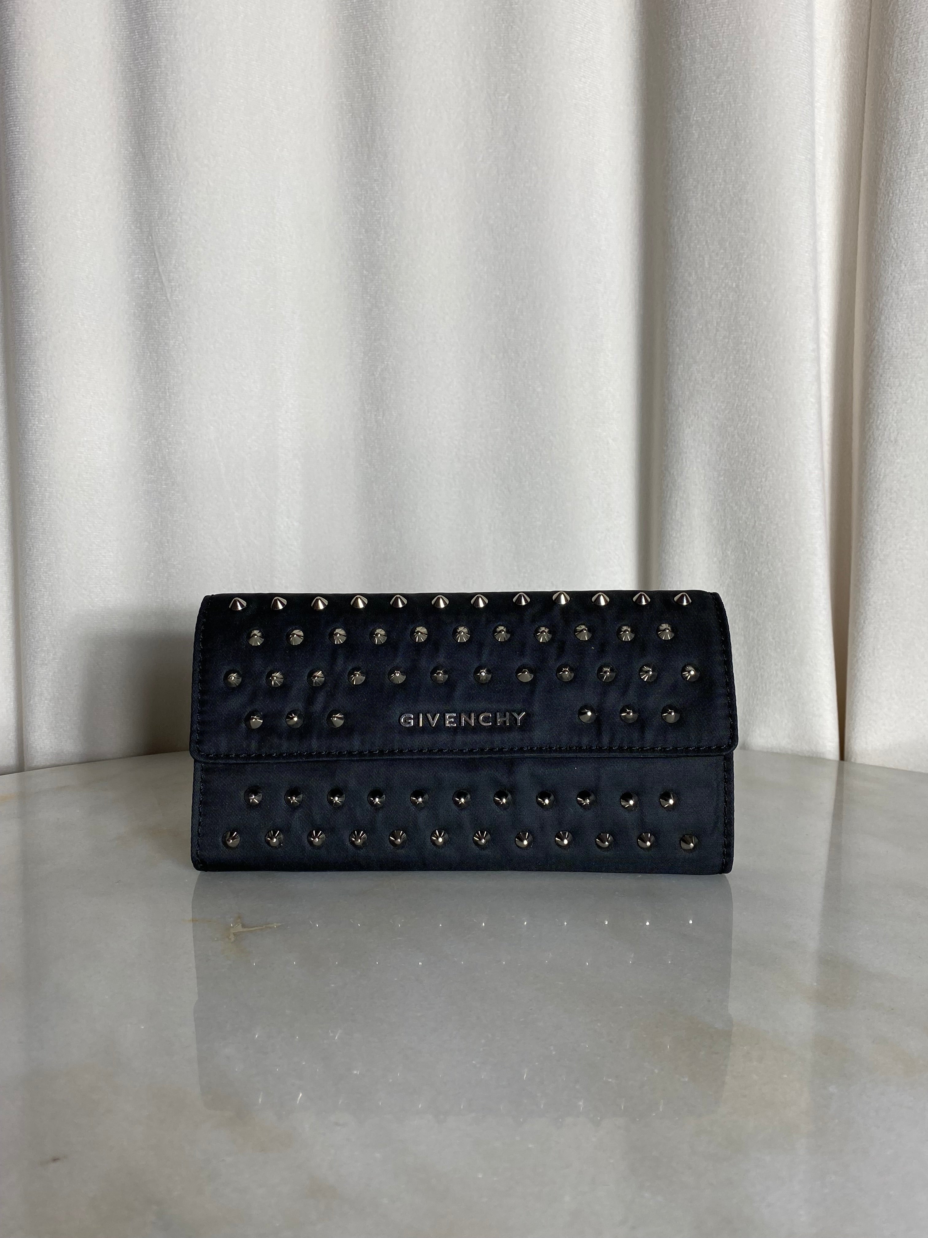 Givenchy Black Studded Long Wallet-wallet-Givenchy-The Closet Egypt