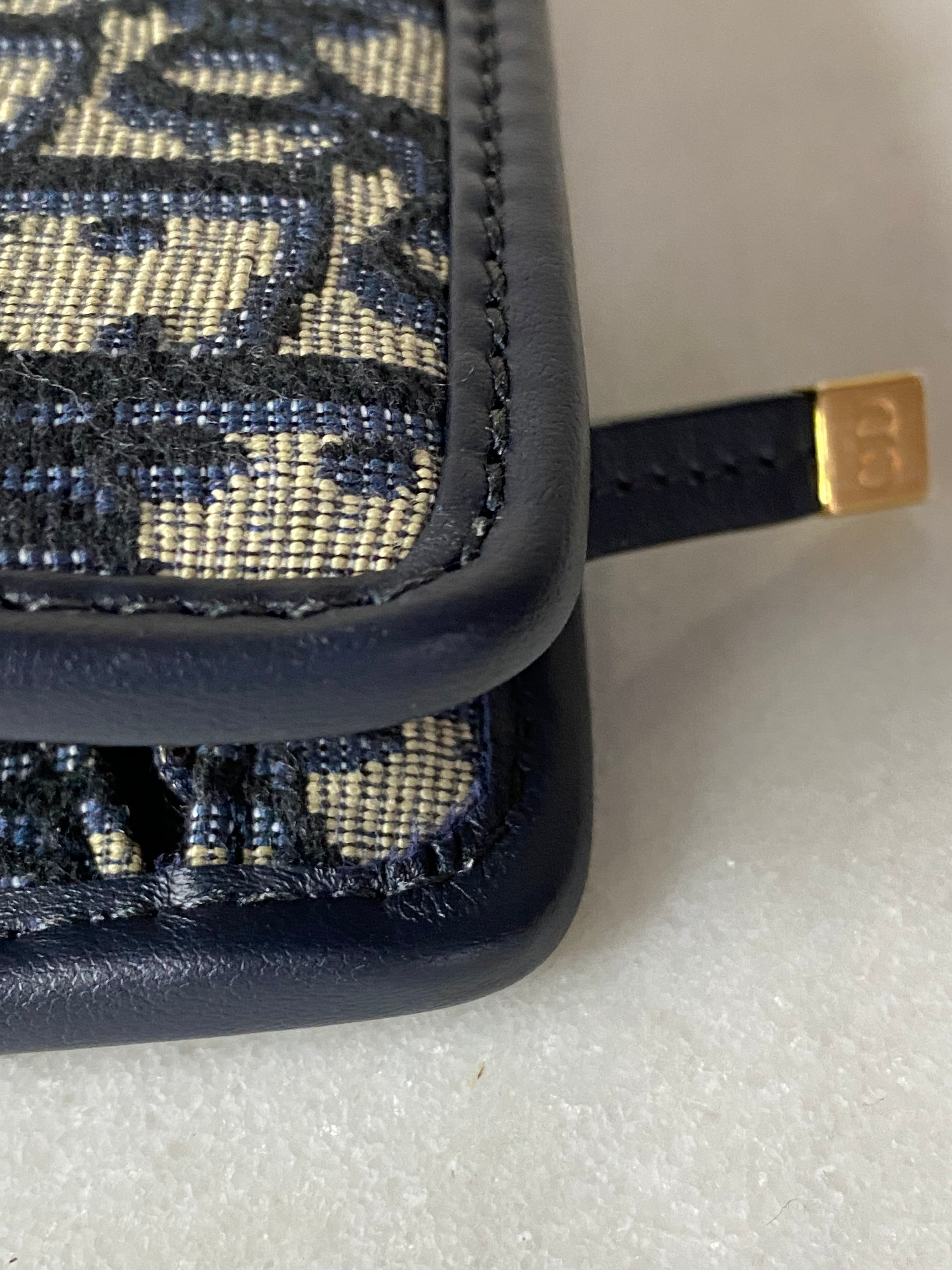 Christian Dior Blue Montaigne Pouch-Pouch-Christian Dior-The Closet Egypt