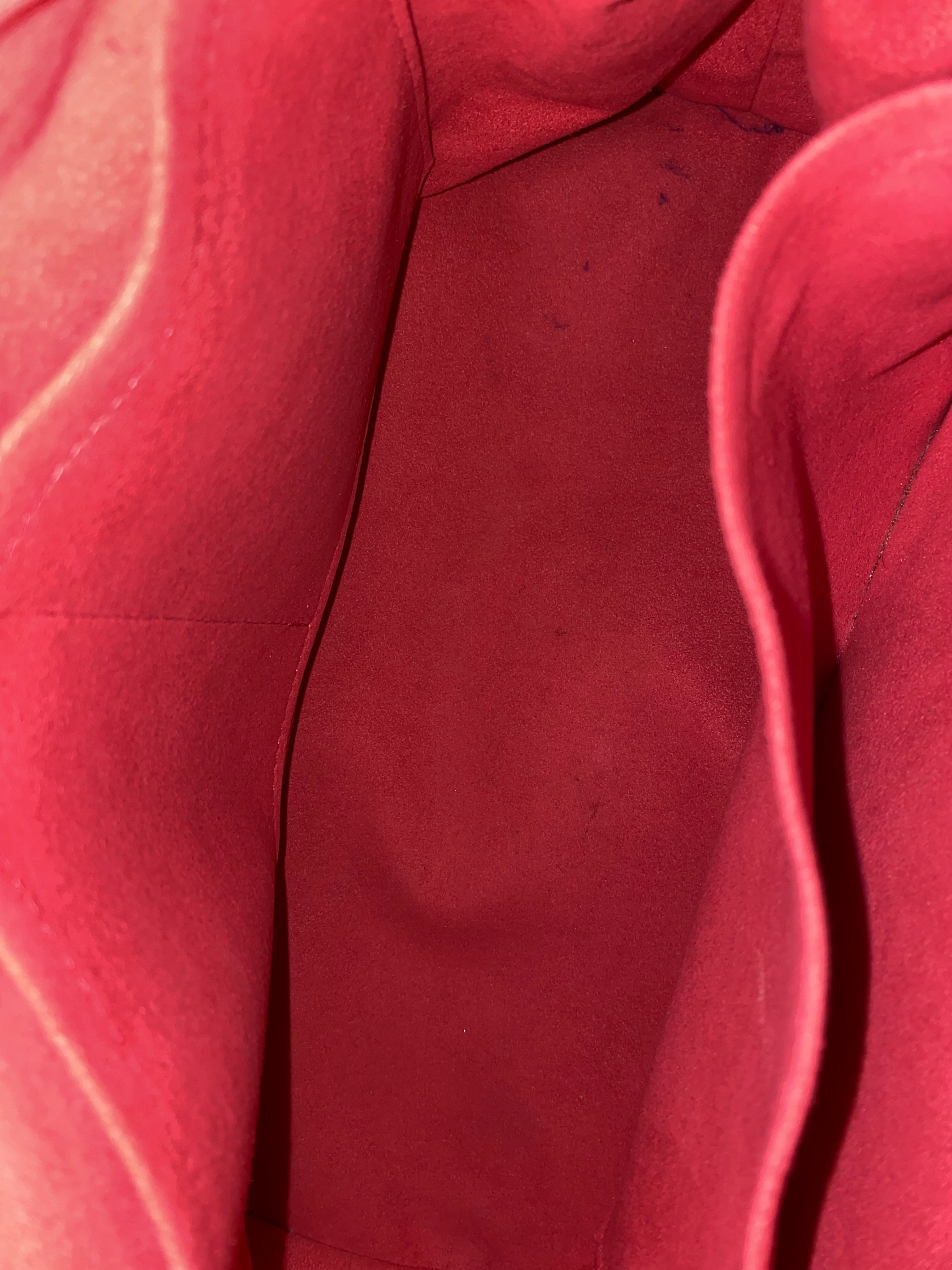 Louis Vuitton Monogram Red Pallas 2 Way Tote Bag W/ Strap-handbag-Louis Vuitton-The Closet Egypt