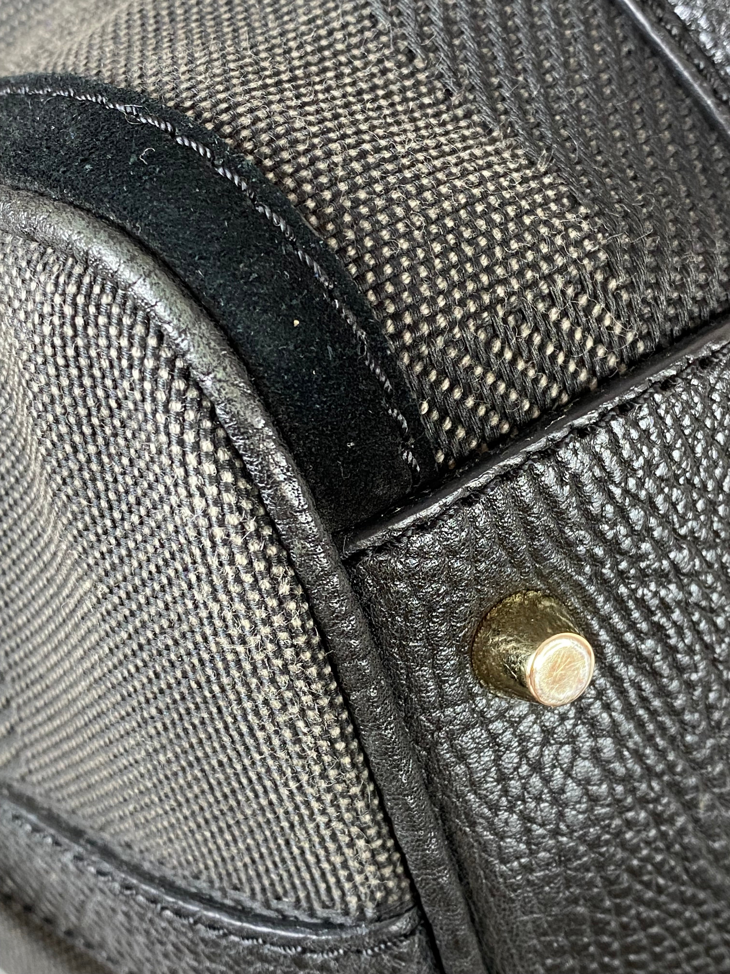 Burberry Black Bowling Boston Medium Bag