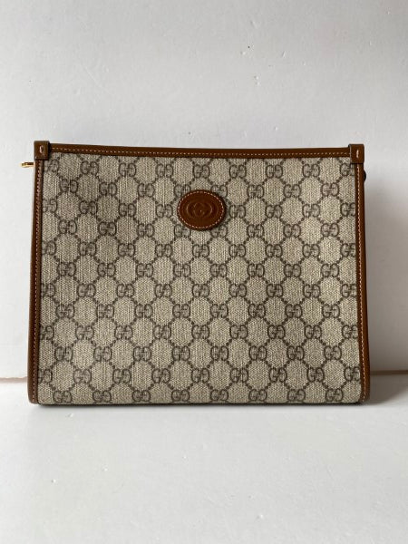 Gucci Brown GG Beauty Case-Beauty Case-Gucci-The Closet Egypt