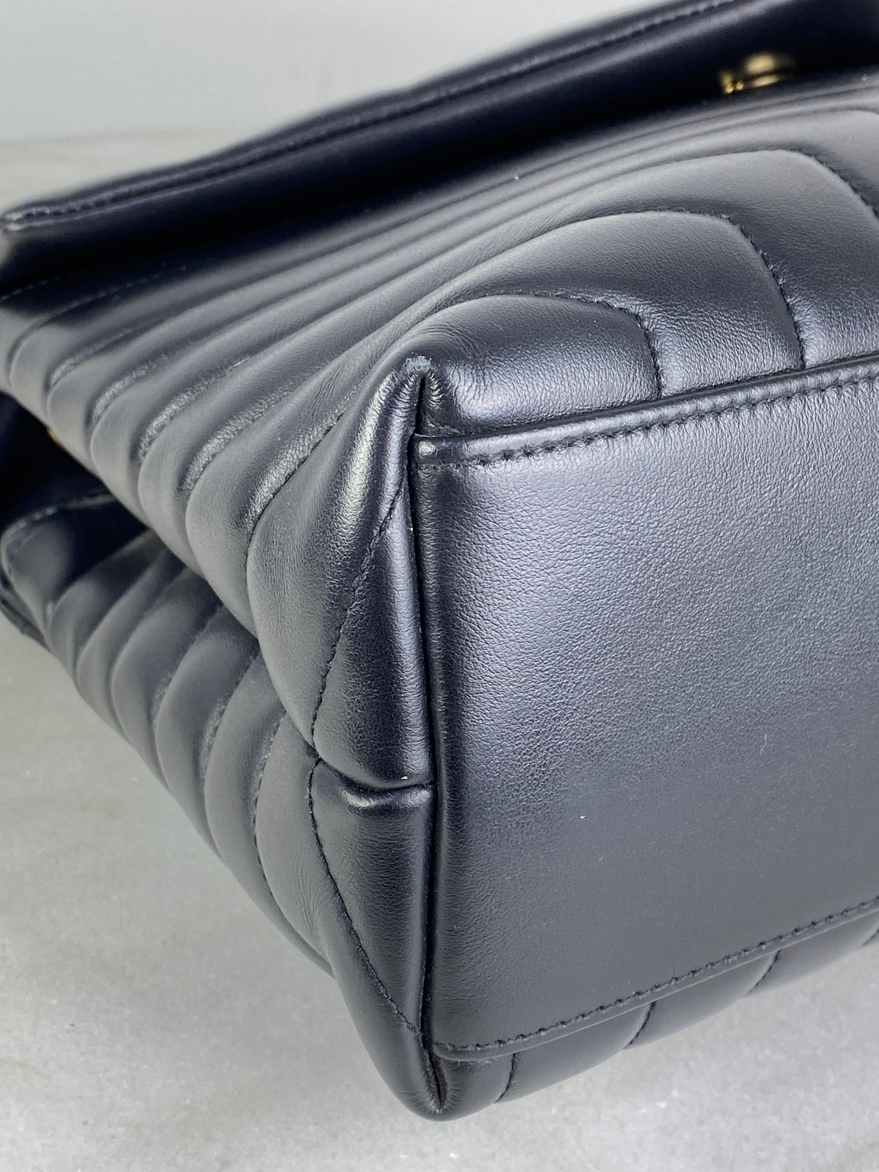 YSL Black Loulou Medium Bag