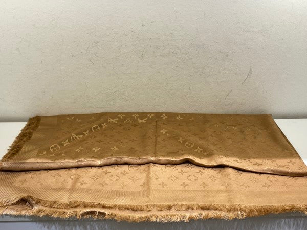 Louis Vuitton Camel Monogram Scarf-Scarf-Louis Vuitton-The Closet Egypt