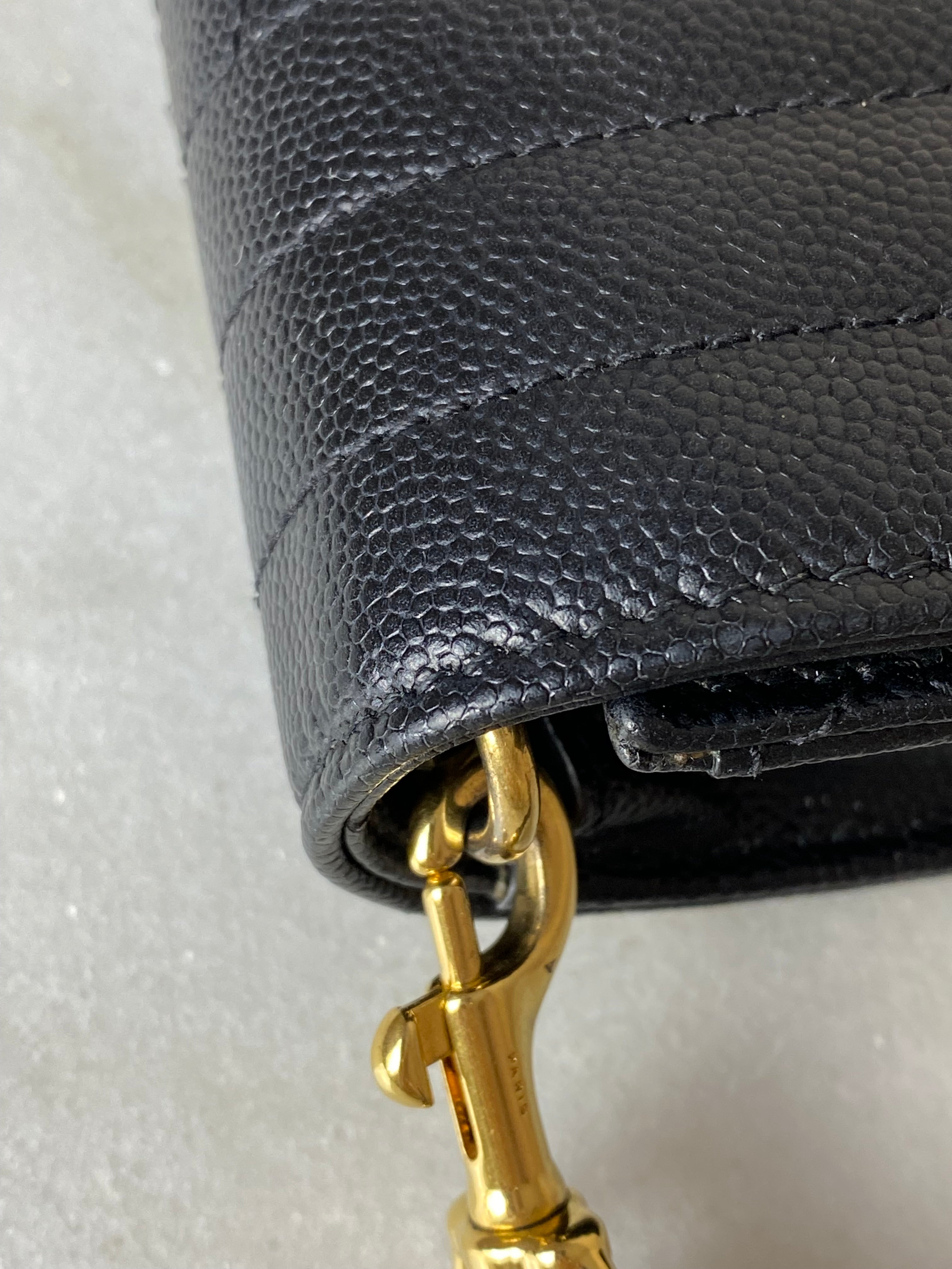 YSL Black Envelope Classic Pouch-Pouch-YSL-The Closet Egypt