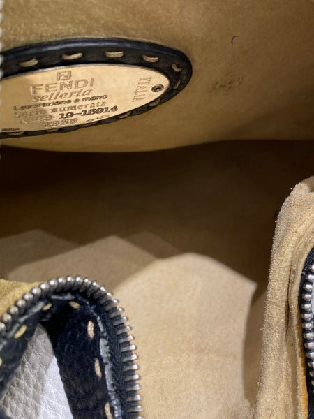 Fendi Bicolor Hobo Shoulder Bag-handbag-Fendi-The Closet Egypt