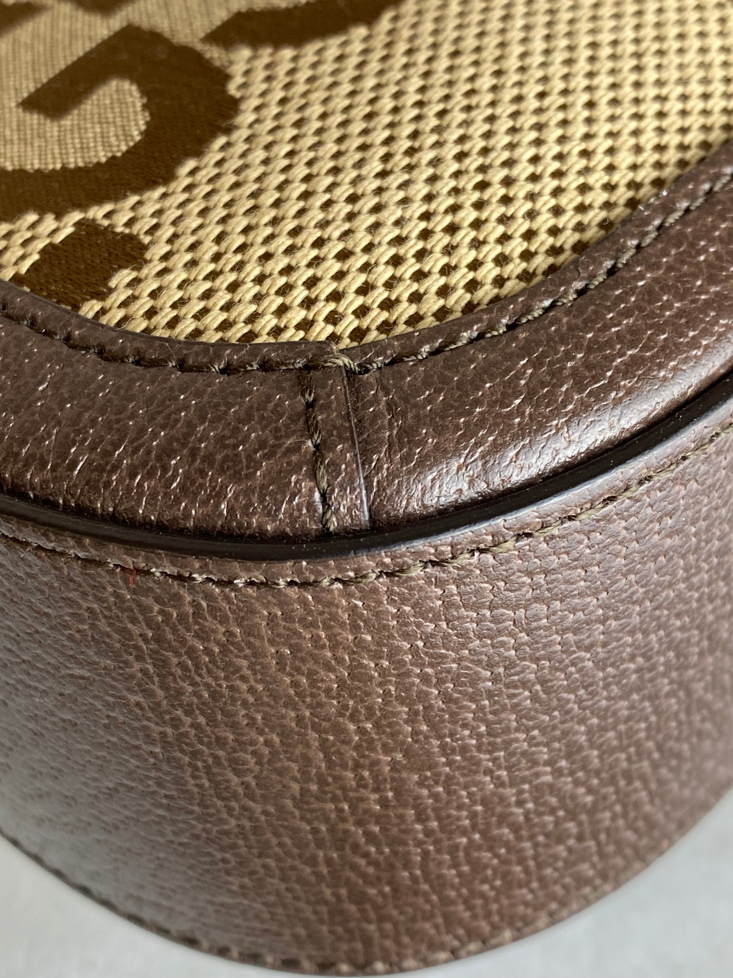 Gucci Bicolor GG Horsebit 1955 Small Crossbody Bag