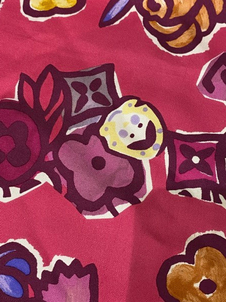 Louis Vuitton Bicolor Monogram Silk Scarf-Scarf-Louis Vuitton-The Closet Egypt