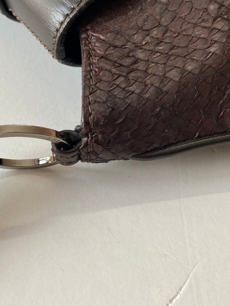 Christian Dior Black Snakeskin Street Hobo Handbag-handbag-Christian Dior-The Closet Egypt